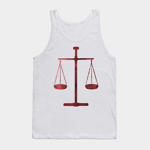 Scales of justice Tank Top by BittenByErmines